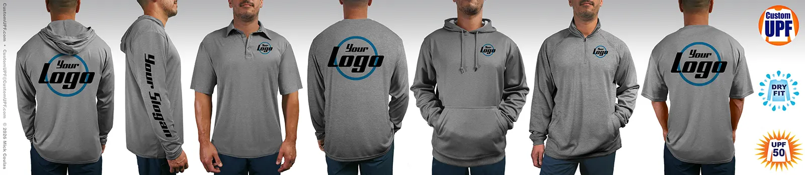 See multiple style volume discounts in Heather Grey Work Shirts with UV Protection